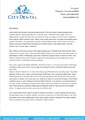 Dentist and Dental Letterhead