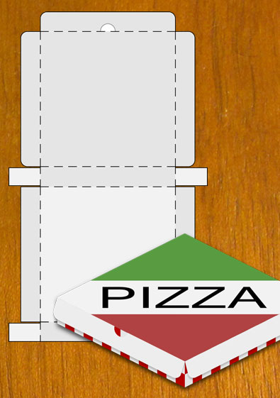 Pizza Box Blank