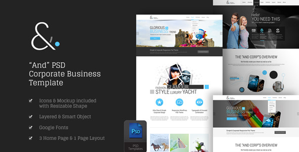 11 Mixed OnePage Muse and PSD Website Templates to Download
