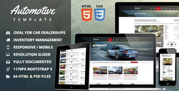 11 Auto Parts and Cars Website Templates to Download