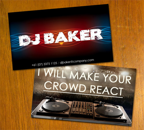 DJ Business Card