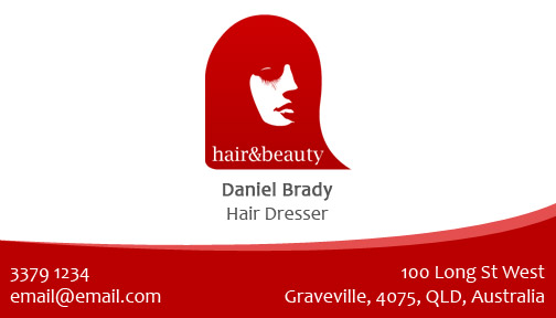 Hair Salon Business Card