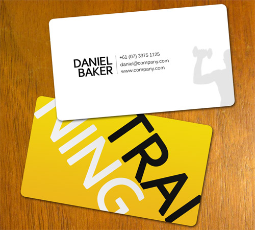 Personal Trainer Business Card