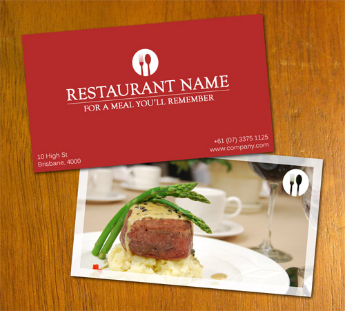 Restaurant Business Card